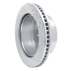 Ford F-450 Super Duty Brake Rotor (1) - Rear Left - DFC - Drilled & Slotted - Silver - `11-`22 Ford F-450 Super Duty Brake Rotor (1) - Rear Left - DFC - Drilled & Slotted - Silver - `11-`22