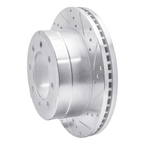 Ford F-350 Super Duty Brake Rotor (1) - Rear Right - DFC - Drilled & Slotted - Silver - `11-`22 Ford F-350 Super Duty Brake Rotor (1) - Rear Right - DFC - Drilled & Slotted - Silver - `11-`22