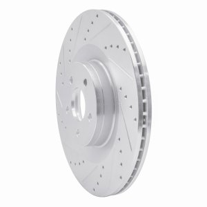 Ford Focus Brake Rotor (1) - Front Left - DFC - Drilled & Slotted - Silver - `16-`18 Ford Focus Brake Rotor (1) - Front Left - DFC - Drilled & Slotted - Silver - `16-`18