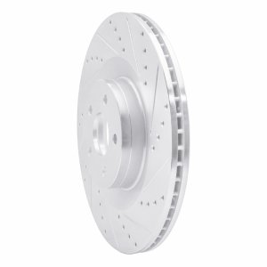 Ford Focus Brake Rotor (1) - Front Right - DFC - Drilled & Slotted - Silver - `16-`18 Ford Focus Brake Rotor (1) - Front Right - DFC - Drilled & Slotted - Silver - `16-`18