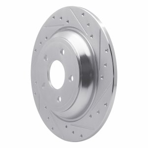 Ford Escape Brake Rotor (1) - Rear Right - DFC - Drilled & Slotted - Silver - `16-`25 Ford Escape Brake Rotor (1) - Rear Right - DFC - Drilled & Slotted - Silver - `16-`25