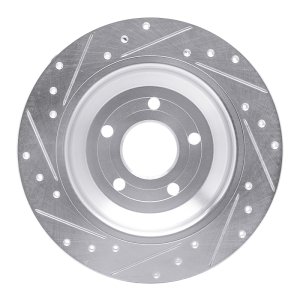 Ford Escape Brake Rotor (1) - Rear Right - DFC - Drilled & Slotted - Silver - `16-`25 Ford Escape Brake Rotor (1) - Rear Right - DFC - Drilled & Slotted - Silver - `16-`25