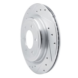 Ford F-150 Brake Rotor (1) - Rear Left - DFC - Drilled & Slotted - Silver - `21-`25 Ford F-150 Brake Rotor (1) - Rear Left - DFC - Drilled & Slotted - Silver - `21-`25