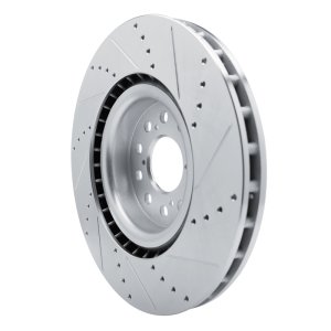 Acura INTEGRA Brake Rotor (1) - Front Left - DFC - Drilled & Slotted - Silver - `17-`25 Acura INTEGRA Brake Rotor (1) - Front Left - DFC - Drilled & Slotted - Silver - `17-`25
