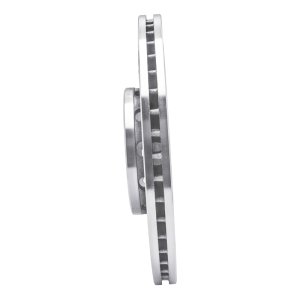 Audi A8 Brake Rotor (1) - Front Right - DFC - Drilled & Slotted - Silver - `97-`06