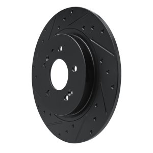Hyundai Palisade Brake Rotor (1) - Rear Left - DFC - Drilled & Slotted - Black - `19-`25 Hyundai Palisade Brake Rotor (1) - Rear Left - DFC - Drilled & Slotted - Black - `19-`25