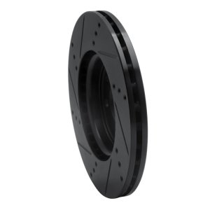 Dodge Vision Brake Rotor (1) - Front Right - DFC - Drilled & Slotted - Black - `09-`19