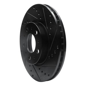 Volvo V90 Brake Rotor (1) - Front Right - DFC - Drilled & Slotted - Black - `95-`04 Volvo V90 Brake Rotor (1) - Front Right - DFC - Drilled & Slotted - Black - `95-`04