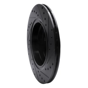 BMW Z8 Brake Rotor (1) - Rear Left - DFC - Drilled & Slotted - Black - `95-`03
