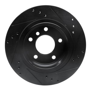 BMW 328i Brake Rotor (1) - Rear Left - DFC - Drilled & Slotted - Black - `99-`06 BMW 328i Brake Rotor (1) - Rear Left - DFC - Drilled & Slotted - Black - `99-`06