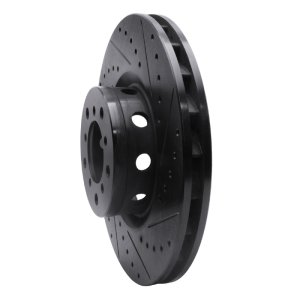 BMW M5 Brake Rotor (1) - Front - DFC - Drilled & Slotted - Black - `00-`03