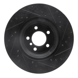 BMW 760i Brake Rotor (1) - Front Left - DFC - Drilled & Slotted - Black - `02-`08 BMW 760i Brake Rotor (1) - Front Left - DFC - Drilled & Slotted - Black - `02-`08