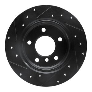 BMW Z4 Brake Rotor (1) - Rear Right - DFC - Drilled & Slotted - Black - `03-`06 BMW Z4 Brake Rotor (1) - Rear Right - DFC - Drilled & Slotted - Black - `03-`06