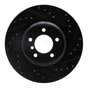 BMW 335I xDrive Brake Rotor (1) - Front Right - DFC - Drilled & Slotted - Black - `07-`15 BMW 335I xDrive Brake Rotor (1) - Front Right - DFC - Drilled & Slotted - Black - `07-`15