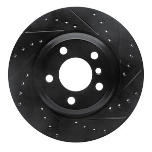 BMW 335i Brake Rotor (1) - Rear Right - DFC - Drilled & Slotted - Black - `12-`20 BMW 335i Brake Rotor (1) - Rear Right - DFC - Drilled & Slotted - Black - `12-`20