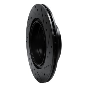 BMW 428i Brake Rotor (1) - Rear Left - DFC - Drilled & Slotted - Black - `06-`21