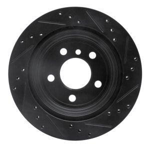 BMW 328i GT xDrive Brake Rotor (1) - Rear Left - DFC - Drilled & Slotted - Black - `06-`20 BMW 328i GT xDrive Brake Rotor (1) - Rear Left - DFC - Drilled & Slotted - Black - `06-`20