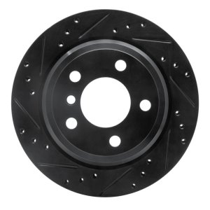 BMW 328i GT xDrive Brake Rotor (1) - Rear Left - DFC - Drilled & Slotted - Black - `06-`20 BMW 328i GT xDrive Brake Rotor (1) - Rear Left - DFC - Drilled & Slotted - Black - `06-`20