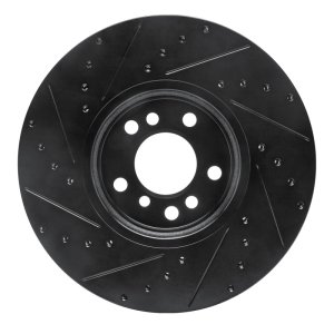 BMW X5 Brake Rotor (1) - Front Right - DFC - Drilled & Slotted - Black - `00-`06 BMW X5 Brake Rotor (1) - Front Right - DFC - Drilled & Slotted - Black - `00-`06