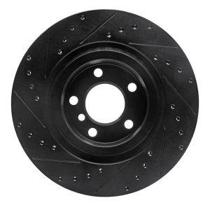 BMW X3 Brake Rotor (1) - Rear Right - DFC - Drilled & Slotted - Black - `11-`18 BMW X3 Brake Rotor (1) - Rear Right - DFC - Drilled & Slotted - Black - `11-`18