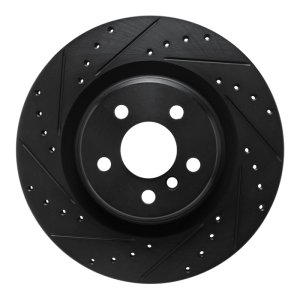 BMW M235i xDrive Gran Coupe Brake Rotor (1) - Rear Left - DFC - Drilled & Slotted - Black - `19-`24 BMW M235i xDrive Gran Coupe Brake Rotor (1) - Rear Left - DFC - Drilled & Slotted - Black - `19-`24