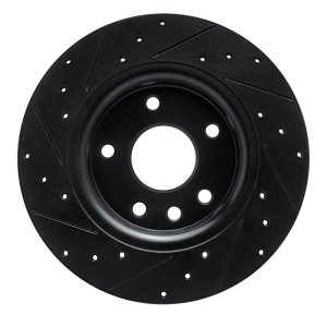 Chrysler Voyager Brake Rotor (1) - Rear Right - DFC - Drilled & Slotted - Black - `17-`25 Chrysler Voyager Brake Rotor (1) - Rear Right - DFC - Drilled & Slotted - Black - `17-`25