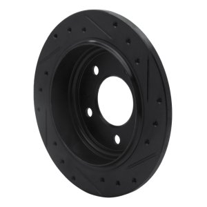 Chrysler 300M Brake Rotor (1) - Rear Left - DFC - Drilled & Slotted - Black - `93-`04 Chrysler 300M Brake Rotor (1) - Rear Left - DFC - Drilled & Slotted - Black - `93-`04