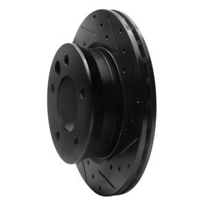 Dodge Sprinter 2500 Brake Rotor (1) - Front Right - DFC - Drilled & Slotted - Black - `02-`06