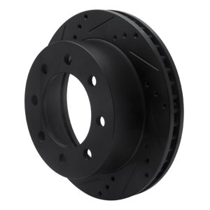 Dodge Ram 3500 Brake Rotor (1) - Front Left - DFC - Drilled & Slotted - Black - `00-`02 Dodge Ram 3500 Brake Rotor (1) - Front Left - DFC - Drilled & Slotted - Black - `00-`02