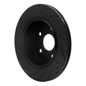 Chrysler Aspen Brake Rotor (1) - Rear Right - DFC - Drilled & Slotted - Black - `02-`24 Chrysler Aspen Brake Rotor (1) - Rear Right - DFC - Drilled & Slotted - Black - `02-`24