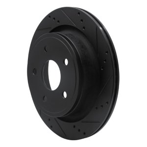 Chrysler Aspen Brake Rotor (1) - Rear Right - DFC - Drilled & Slotted - Black - `02-`24 Chrysler Aspen Brake Rotor (1) - Rear Right - DFC - Drilled & Slotted - Black - `02-`24