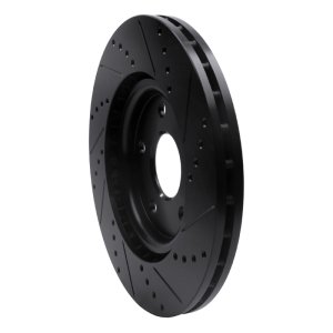 Chrysler Voyager Brake Rotor (1) - Front Left - DFC - Drilled & Slotted - Black - `12-`25 Chrysler Voyager Brake Rotor (1) - Front Left - DFC - Drilled & Slotted - Black - `12-`25