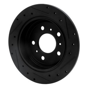 Buick LaCrosse Brake Rotor (1) - Rear Left - DFC - Drilled & Slotted - Black - `06-`10 Buick LaCrosse Brake Rotor (1) - Rear Left - DFC - Drilled & Slotted - Black - `06-`10