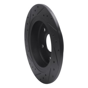 Buick LaCrosse Brake Rotor (1) - Rear Right - DFC - Drilled & Slotted - Black - `11-`16 Buick LaCrosse Brake Rotor (1) - Rear Right - DFC - Drilled & Slotted - Black - `11-`16