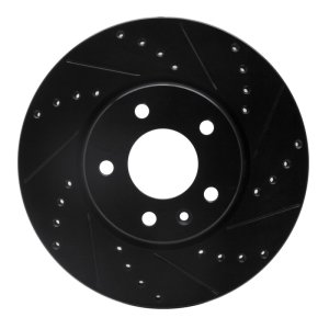 Buick Encore GX Brake Rotor (1) - Front Right - DFC - Drilled & Slotted - Black - `11-`25