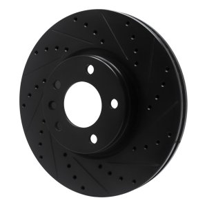 Cadillac Catera Brake Rotor (1) - Front Right - DFC - Drilled & Slotted - Black - `97-`01 Cadillac Catera Brake Rotor (1) - Front Right - DFC - Drilled & Slotted - Black - `97-`01