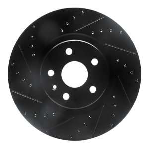 Cadillac CTS Brake Rotor (1) - Front Left - DFC - Drilled & Slotted - Black - `08-`17 Cadillac CTS Brake Rotor (1) - Front Left - DFC - Drilled & Slotted - Black - `08-`17