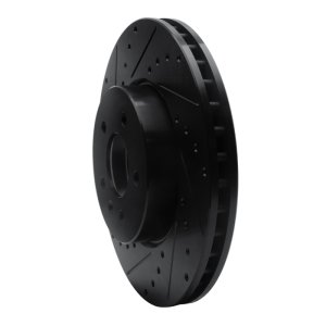 Cadillac ATS Brake Rotor (1) - Front Left - DFC - Drilled & Slotted - Black - `13-`25