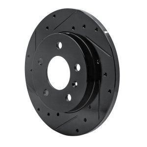 Buick LaCrosse Brake Rotor (1) - Rear Left - DFC - Drilled & Slotted - Black - `04-`16 Buick LaCrosse Brake Rotor (1) - Rear Left - DFC - Drilled & Slotted - Black - `04-`16