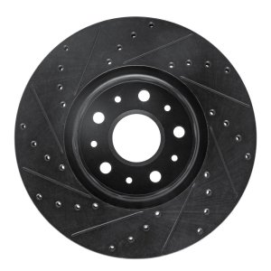 Cadillac CT5 Brake Rotor (1) - Front Right - DFC - Drilled & Slotted - Black - `16-`25 Cadillac CT5 Brake Rotor (1) - Front Right - DFC - Drilled & Slotted - Black - `16-`25