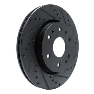Chevrolet Colorado Brake Rotor (1) - Front Right - DFC - Drilled & Slotted - Black - `23-`25
