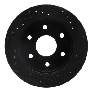 Cadillac Escalade Brake Rotor (1) - Front Left - DFC - Drilled & Slotted - Black - `88-`00 Cadillac Escalade Brake Rotor (1) - Front Left - DFC - Drilled & Slotted - Black - `88-`00