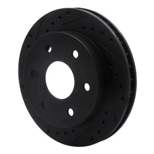 Cadillac Escalade Brake Rotor (1) - Front Left - DFC - Drilled & Slotted - Black - `88-`00 Cadillac Escalade Brake Rotor (1) - Front Left - DFC - Drilled & Slotted - Black - `88-`00