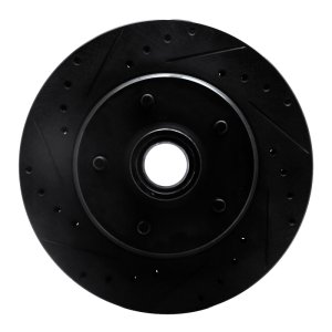 Chevrolet Astro Brake Rotor (1) - Front Left - DFC - Drilled & Slotted, Zinc Plated - Black - `90-`02