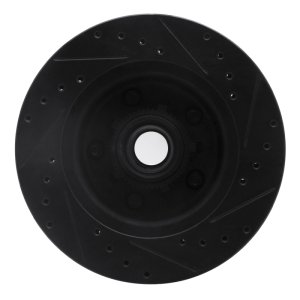 Chevrolet Astro Brake Rotor (1) - Front Left - DFC - Drilled & Slotted, Zinc Plated - Black - `90-`02
