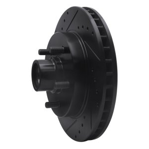 Chevrolet Suburban 1500 Brake Rotor (1) - Front Left - DFC - Drilled & Slotted - Black - `92-`02 Chevrolet Suburban 1500 Brake Rotor (1) - Front Left - DFC - Drilled & Slotted - Black - `92-`02