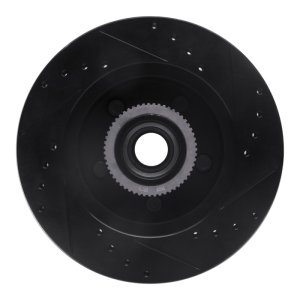 Chevrolet Suburban 1500 Brake Rotor (1) - Front Left - DFC - Drilled & Slotted - Black - `92-`02 Chevrolet Suburban 1500 Brake Rotor (1) - Front Left - DFC - Drilled & Slotted - Black - `92-`02