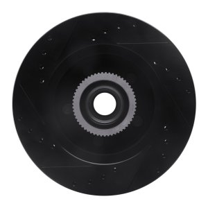 Chevrolet Express 1500 Brake Rotor (1) - Front Right - DFC - Drilled & Slotted - Black - `92-`02