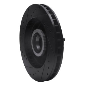 Chevrolet Express 1500 Brake Rotor (1) - Front Right - DFC - Drilled & Slotted - Black - `92-`02