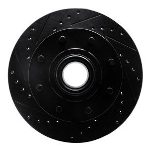 Chevrolet Suburban 1500 Brake Rotor (1) - Front Left - DFC - Drilled & Slotted - Black - `92-`02